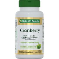 Концентрат ягод клюквы с витамином С Nature's Bounty/Нэйчес баунти капсулы 100шт, миниатюра фото №24