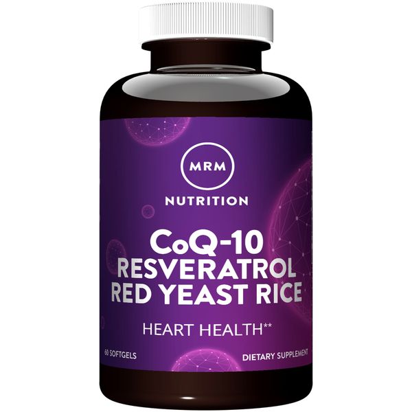 Ресвератрол+CoQ-10+красный дрожжевой рис MRM Nutrition капсулы 2000мг 60шт MRM Nutrition Inc