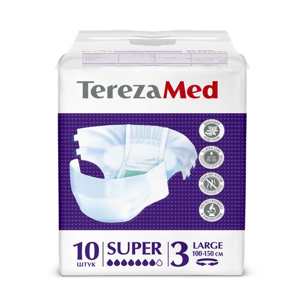 Подгузники для взрослых Super TerezaMed 10шт р.L (3)