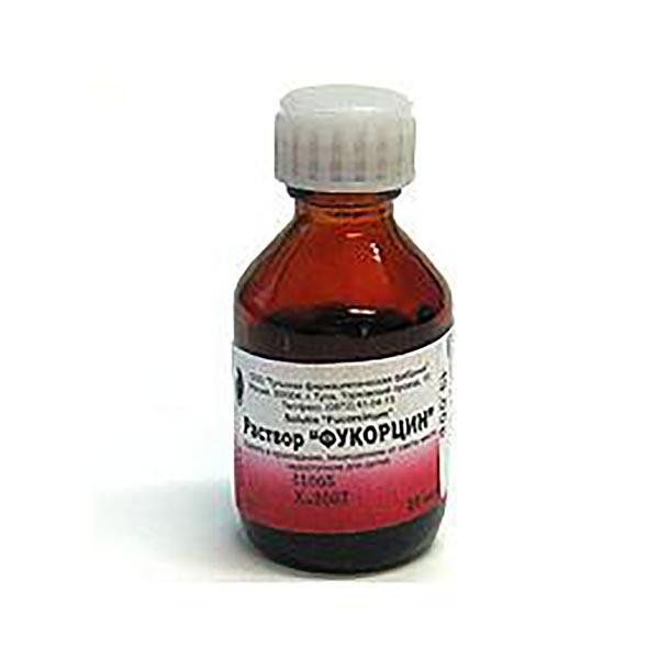 Фукорцин раствор для наружного применения спиртовой 25мл