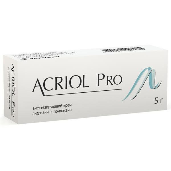 Акриол Про крем для местного и наружного применения 2,5%+2,5% 5г фото №3