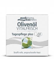 Медифарма косметикс olivenol vitalfrisch крем для лица дневной против морщин банка 50мл