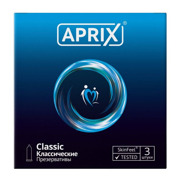 Презервативы классические Classic Aprix/Априкс 3шт презервативы maxus classic классические 15 шт ж к