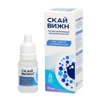 Раствор офтальмологический увлажняющий Скайвижн фл.-кап. 10мл