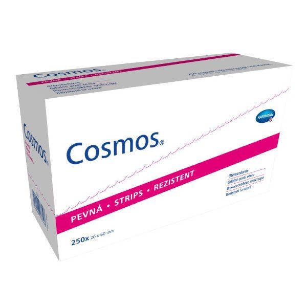 Пластырь полоски Cosmos/Космос Strips 2см х 6см 250 шт.