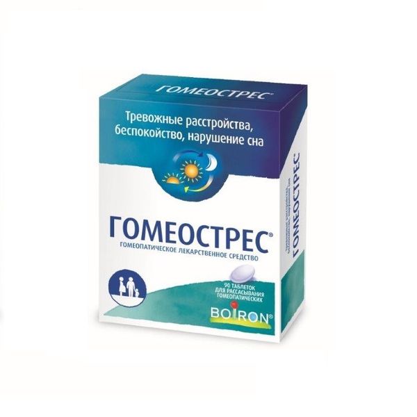 Гомеострес таблетки для рассасывания гомеопатические 90шт