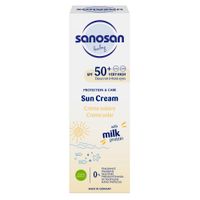 Крем солнцезащитный для детей с рождения SPF50+ Baby Sanosan/Саносан 75мл миниатюра фото №3