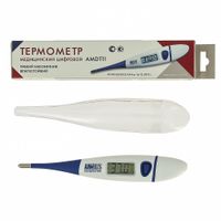 Термометр цифровой медицинский с гибким наконечником AMDT11 Amrus/Амрус