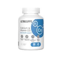 Кальций+Витамин Д3 UltraSupps/Ультрасаппс таблетки 90шт миниатюра
