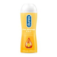 Гель-смазка 2 в 1 Sensual Play Massage Durex/Дюрекс фл. 200мл