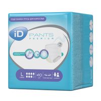 Трусы для взрослых Pants Premium iD/айДи 10шт р.L