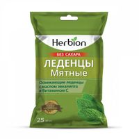 Леденцы мятные без сахара Herbion Pakistan/Хербион Пакистан 2,5г 25шт