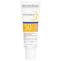 Крем-гель cолнцезащитный светлый оттенок SPF50+ M Photoderm Bioderma/Биодерма туба 40мл