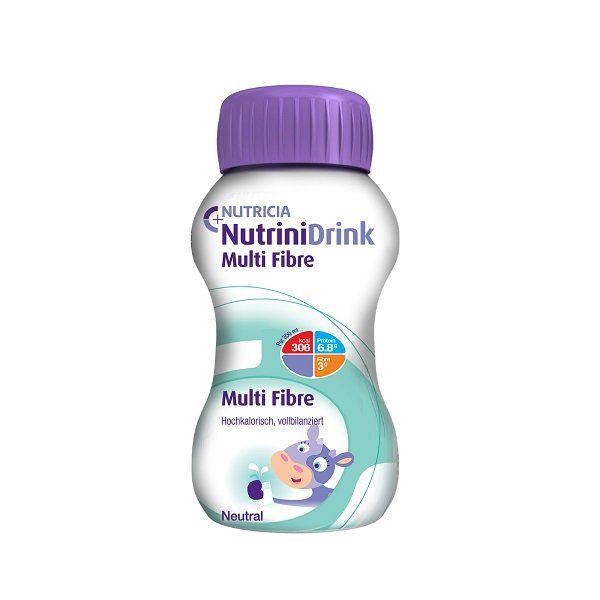 Смесь с пищевыми волокнами вкус нейтральный NutriniDrink/НутриниДринк 200мл смесь нутридринк клубника 200мл