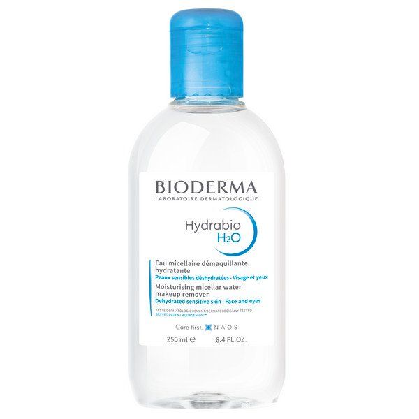 Вода мицеллярная для обезвоженной кожи лица H2O Hydrabio Bioderma/Биодерма 250мл вода мицеллярная для обезвоженной кожи лица h2o hydrabio bioderma биодерма 100мл