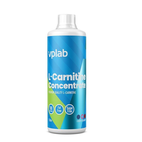Л-карнитин вишня-черника Concentrate Vplab 1л