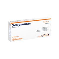 Хемомицин капсулы 250мг 6шт, миниатюра фото №2