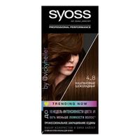 Краска для волос 4-8 Каштановый шоколадный Color Trending now Syoss/Сьосс 115мл миниатюра фото №2