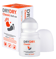 Дезодорант - антиперспирант Dry Dry/Драй Драй от обильного потоотделения Classic Roll-on 35мл