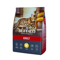 Корм сухой для кошек курица Adult Mr.Buffalo 1,8кг миниатюра фото №2