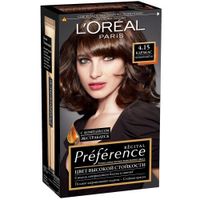 Краска для волос Preference L'Oreal Paris/Лореаль Париж тон 4.15 Каракас темно-каштановый
