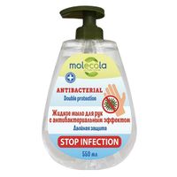 Мыло жидкое для рук с антибактериальным эффектом Molecola 500 мл