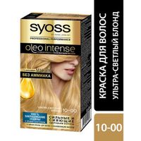 Краска для волос 10-0 Oleo Intense Very Light Blond Excellence 9.0 Syoss/Сьосс 115мл миниатюра