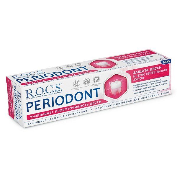 Паста зубная Periodont R.O.C.S./РОКС 94г рокс паста зубная периодонт 94г