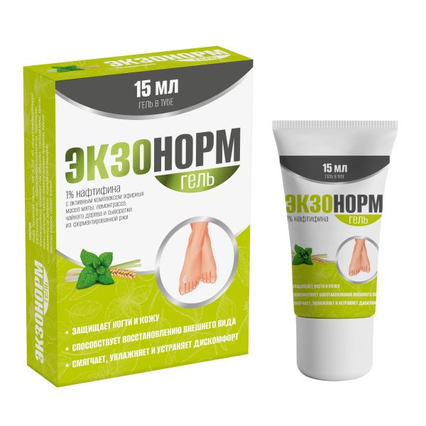 Гель для ухода за ногтями Экзонорм туба 1 15мл 350₽