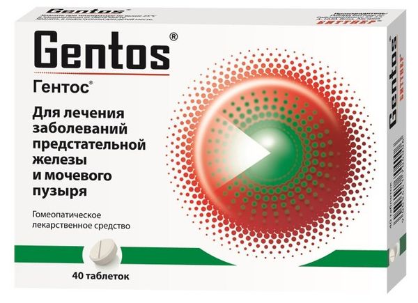 Гентос таблетки подъязычные гомеопатические 40шт