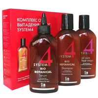 Комплекс System 4 (Система 4) против выпадения волос шампунь 215 мл + маска 215 мл+ сыворотка 200 мл