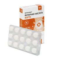 Янтарная кислота Форте Vitanium/Витаниум таблетки 400мг 30шт миниатюра фото №4