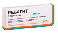 Ребагит таблетки п/о плен. 100мг 30шт, миниатюра фото №4
