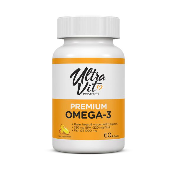 Жирные кислоты Premium Omega-3 капс. UltraVit 60шт