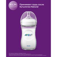 Бутылочка из полипропилена с силиконовой соской Philips Avent 260мл 2шт (SCF033/27) миниатюра фото №6