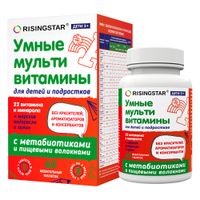 Умные витамины Стронгбокс Vita Kids Risingstar таблетка 850 мг 60шт
