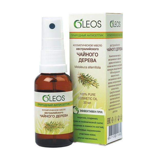 Масло Oleos (Олеос) косметическое Природный антисептик австралийского чайного дерева 30 мл ООО 