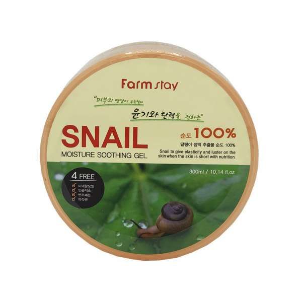 Гель с муцином улитки увлажняющий успокаивающий Snail FarmStay 300мл Myungin Cosmetics Co., Ltd 1665260 - фото 1