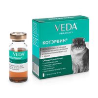 КотЭрвин Veda настой для приема внутрь для кошек фл. 10мл 3шт