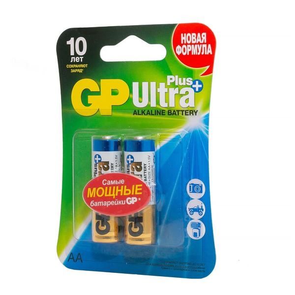 Батарейки алкалиновые GP Ultra Plus Alkaline 15А АA 2 шт.блистер GP Batteries International  CN (GP Batteries International Limited)