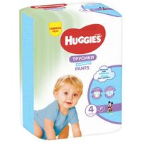Трусики-подгузники Huggies/Хаггис 4 для мальчиков (9-14кг) 17 шт. миниатюра фото №2