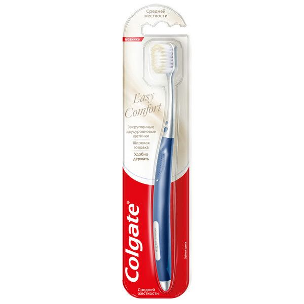 Щетка зубная средней жесткости Easy Comfort Colgate/Колгейт