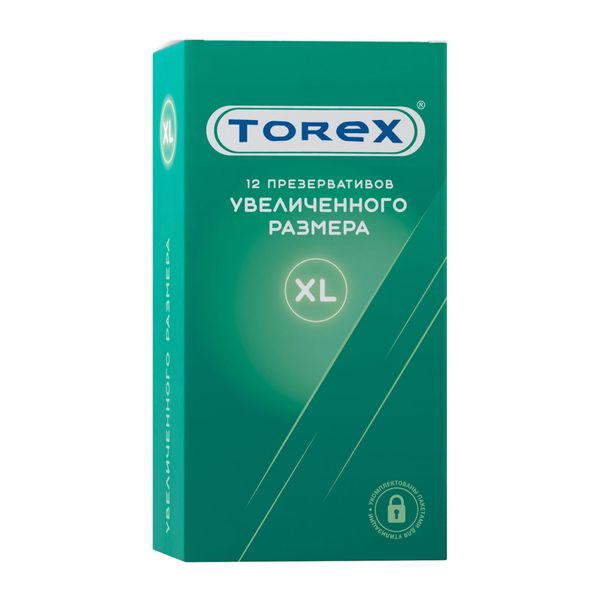 Презервативы увеличенного размера Torex/Торекс 12шт презервативы torex увеличенного размера 12 шт