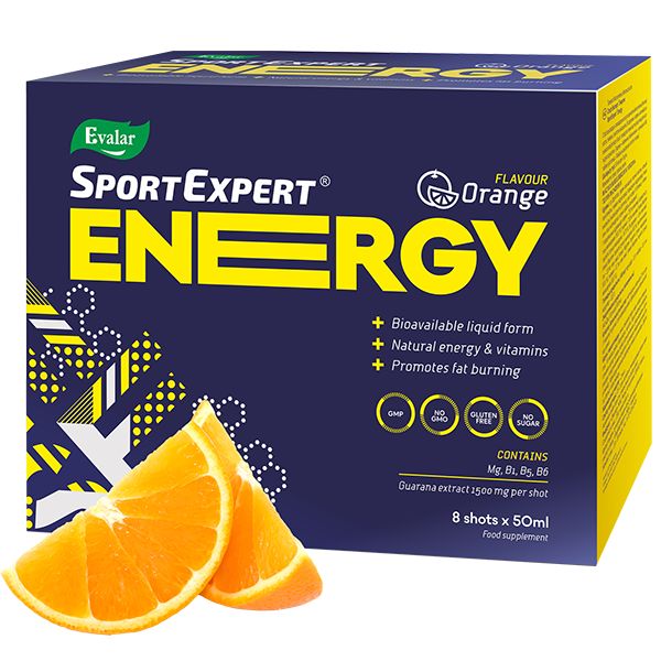 СпортЭксперт Энергия со вкусом апельсина без сахара р-р д/приема вн. Эвалар 50мл 8шт