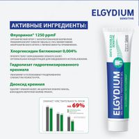 Паста зубная Сенситив Elgydium/Эльгидиум 75мл миниатюра фото №3