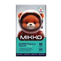 Подгузники-трусики для детей Super Premium Mikko bear 6-10кг 62шт р.M