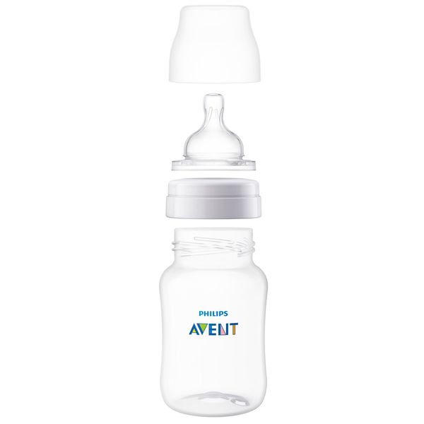 Бутылочка с силиконовой соской из полипропилена Anti-colic Philips Avent 125мл (SCF810/17) фото №7