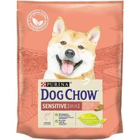 Корм сухой для взрослых собак с чувствительным пищеварением с лососем Dog Chow 800г