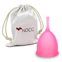 Менструальная чаша Comfort Cup размер M розовый NDCG миниатюра фото №5