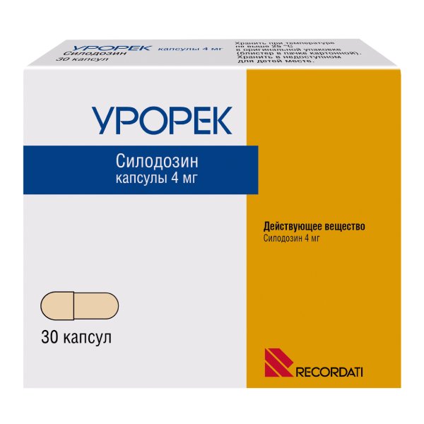 Урорек капсулы 4мг 30шт - купить в Москве лекарство Урорек капсулы 4мг  30шт, официальная инструкция по применению